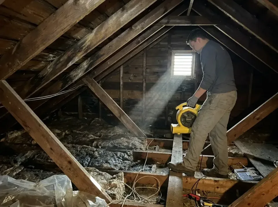 attic-water-damage-drying-proc-007 — frequently asked questions, Emergency Water Extraction & 24/7 Flood Response in Halstea…
